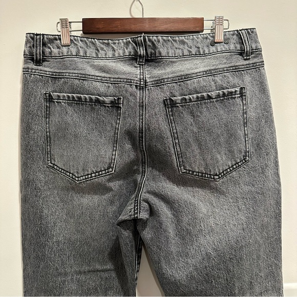 CAbi 100% Boyfriend Jeans Smoke Grey Acid Wash 4329 Size 10 Cotton Women - Picture 8 of 11
